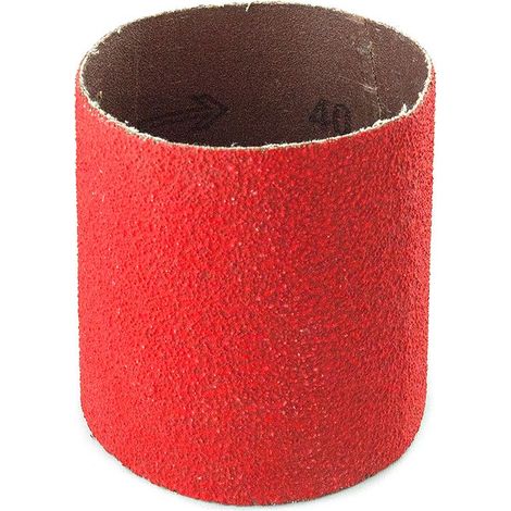Rouleau abrasif en ceramique pour finition satinee 90x100mm grain 120