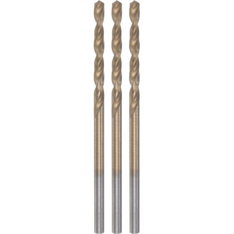 3pcs Hélicoïdal Perceuse Bits 2.3mm Titane Enduit HSS-E (1/5)