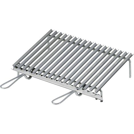 BISTECCHIERA GRIGLIA CM 60 40 121h INOX GOCCIOLATOIO BARBECUE GRIGLIAT FER 22965 (1/2)