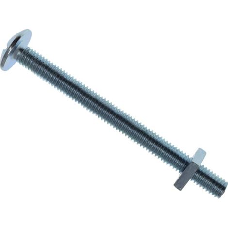 METALMATE Roofing Bolt & Nut Zp M6 x 70mm Box 25