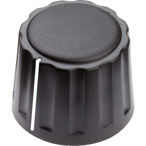 Mentor 4332.6001 4332.6001 Drehknopf mit Zeiger Schwarz (Ø x H) 20 mm x 15 mm 1 St.