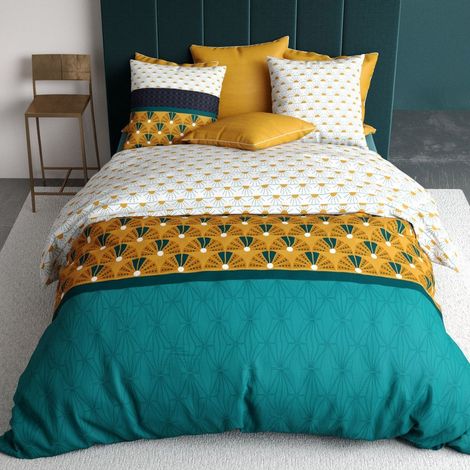 Housse de couette 240x220 Madra + 2 taies coton 57 fils (1/3)