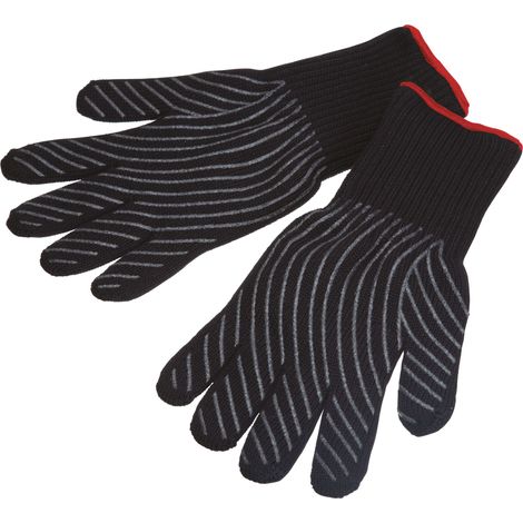 Aster Guantes de cocina profesionales negros resistentes al calor