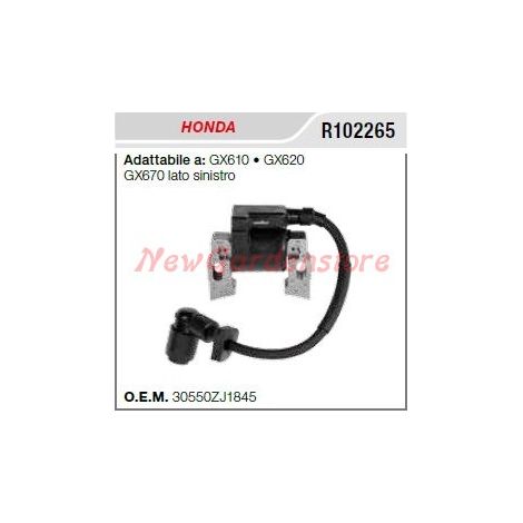Bobina di accensione HONDA motozappa GX610 620 670 lato sinistro R102265