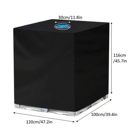 Housse Protection Plastique Oxford – Anti-poussière pour Machine Solution Urée – Soleil, Pluie (1/5)