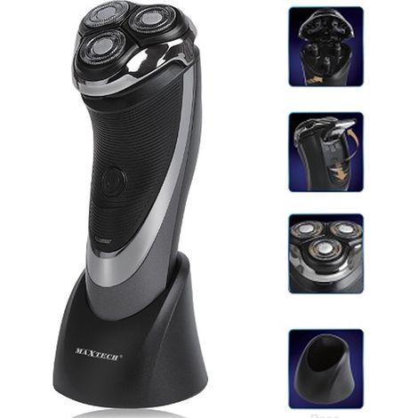 MaxTech - Rasoio Uomo Maxtech Velocità Di Taglio Con Mini Rasoio E Interruttore Ras002 - (1/3)