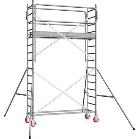 Trabattello 1 piano - Altezza max. di lavoro 4.90m - 7125032