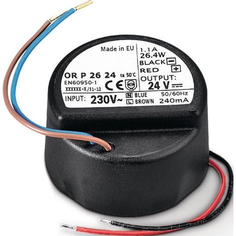 NT 1.1 A-24 V UP unidad de alimentación del sistema de control de acceso unidad de alimentación de empotrar negra