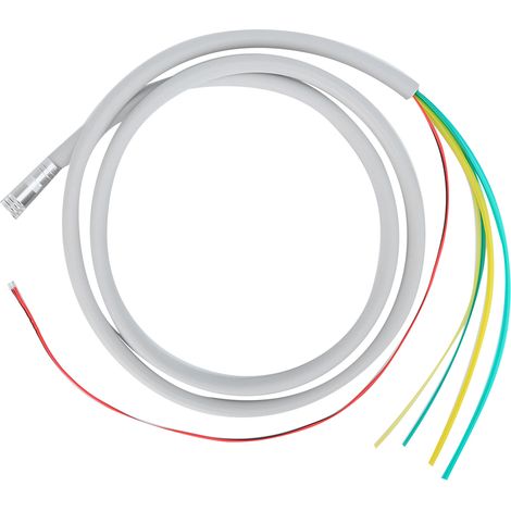 Pièce à main dentaire flexible à 6 trous pour accessoires dentaires LED à fibre optique haute vitesse (1/5)