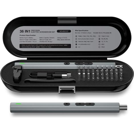 Tournevis électrique de précision 36 en 1, tournevis électrique sans fil (1/5)