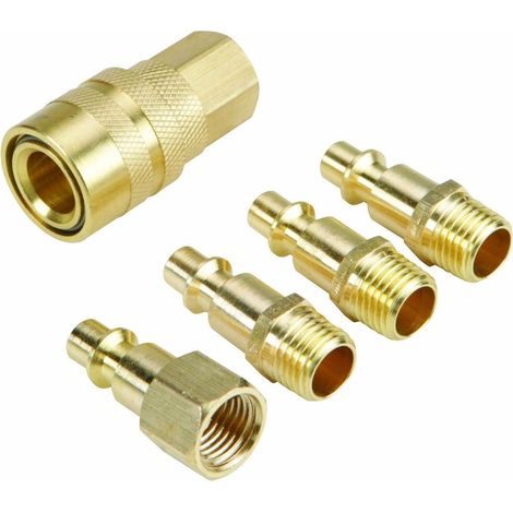 KIT ADAPTADORES COMPRESOR DE AIRE 5 PIEZAS