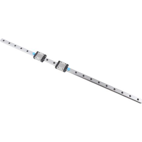 1 rail de guidage linéaire miniature MGN12 de 500 mm de long et 12 mm de large, 2 blocs de glissement MGN12B (1/5)