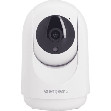 Caméra de surveillance intérieure 1080p – WIFI motorisée – Vision nocturne – Angle de vue 90° – Dimensions 10x10x15cm – Energeeks - EG-CIP004