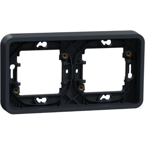 CADRE ENCASTRÉ MUREVA STYL SCHNEIDER 2 POSTES - HORIZONTAL - GRIS MUR34101