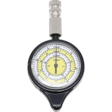 Mini-mesureur de cartes d'extérieur, outil de mesure de distance, roue de mesure en métal pour l'exploration et la chasse (1/5)