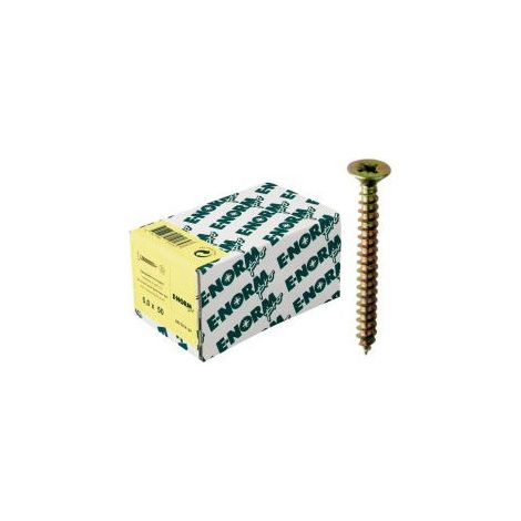 Tornillo aglomerado SPS SeKo Galvanizado amarillo Rosca total PZD 4,0 x 40 E-NORMpro (por 500)
