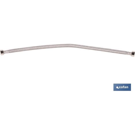 Flexibler rostfreier Wasseranschluss G1/2 x G3/8 50 cm (1/4)