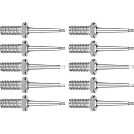 Lot de 10 pinces à boucles d'oreilles en acier inoxydable pour bétail (bovins, porcs, moutons). (1/5)