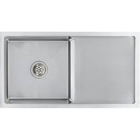 Maison Exclusive - Lavello da Cucina Lavorato a Mano in Acciaio Inox