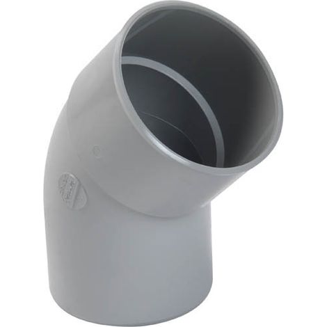NICOLL Coude mf 45° Ø80 gris