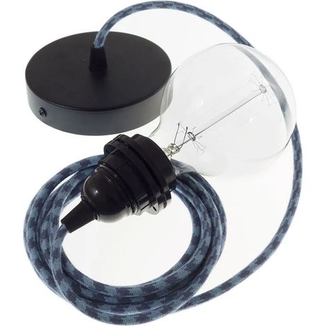Hängelampe Creative Cables rp25 Textilkabel Kupfer 50 cm (1/3)