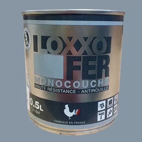 Peinture Loxxo Fer Glycéro 0.5l Gris Argent - Innova (1/2)