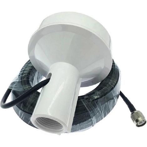 Antenne GPS champignon marine pour navigation bateau, dispositif de guidage véhicule nautique, antenne de navigation robuste et étanche. (1/4)