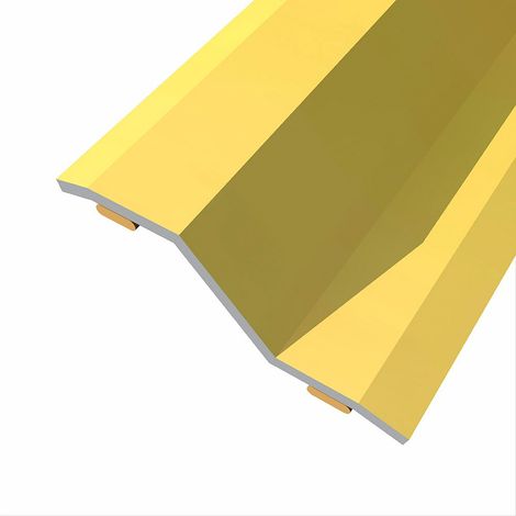 Junta de acero para desnivel 8-14 mm, adhesiva, flooring, dorada, 83 x 3,6 cm