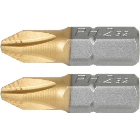 PUNTAS 25MM.TITANIUM PHILLIPS Nº1 JGO.2 - EHLIS (1/2)