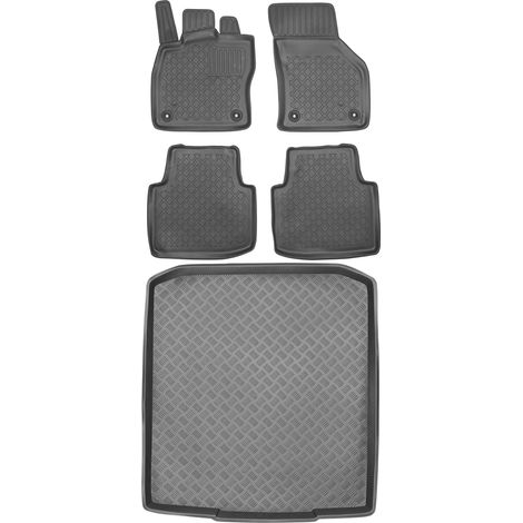 Skoda SuperB III Kombi de 2015 (JUEGO) - Alfombrillas para coche + alfombrilla para maletero