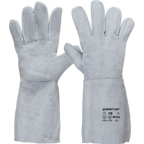 Guante de soldador largo SAFETOP válido para TIG Ontario 9