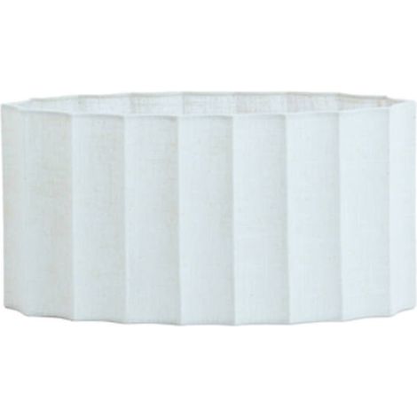 Light & Living - pantalla de lámpara - Disli - blanco - textil - (1/3)