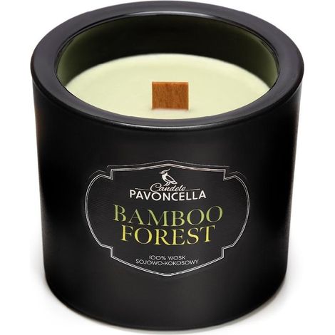 Bambuswald Sojakerze schwarz 170 g