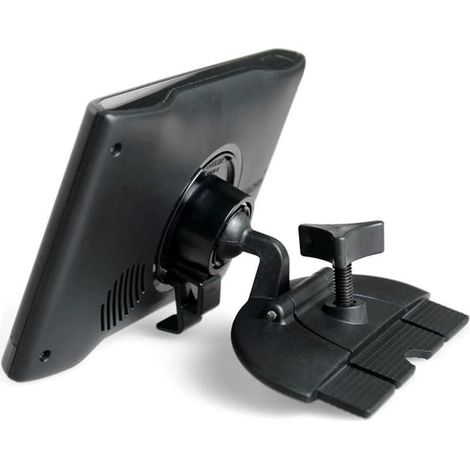 Support GPS Garmin Nuvi 3,5-7 pouces, Support CD pour GPS, Fixation pour lecteur CD, Base de montage pour navigateur, Support universel pour GPS avec fente CD (1/5)
