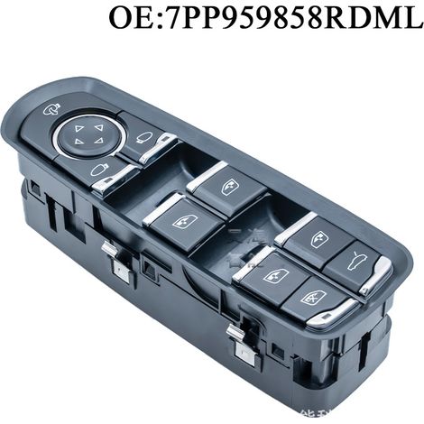Die Referenznummer 7PP959858RDML ist für elektrische Fensterheberschalter/-knöpfe bei Porsche Cayenne und Panamera geeignet. (1/4)