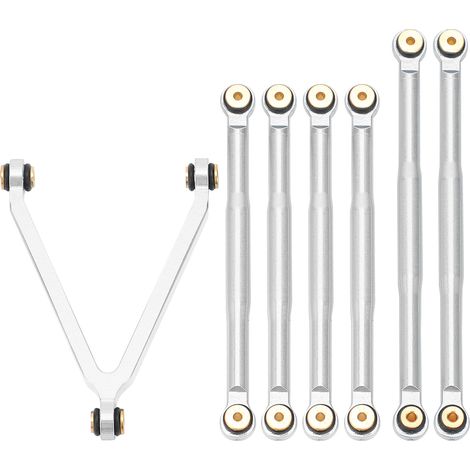 Riemenscheiben-Endkappen aus Aluminiumlegierung für Axial SCX24 90081 1/24 RC-Car (silber) (1/5)