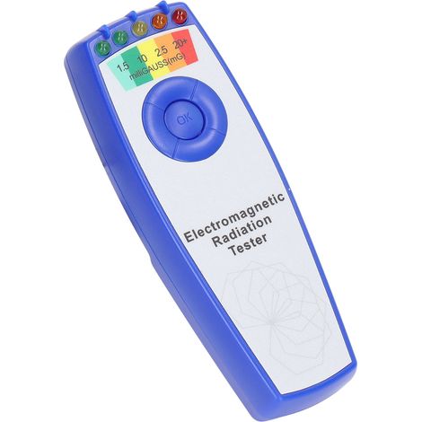 Détecteur de CEM à réponse rapide à 5 niveaux, moniteur de rayonnement magnétique, instrument de mesure des CEM en ABS