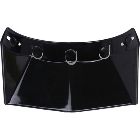 Visière universelle à 5 boutons-pression pour casque de moto à visage ouvert, capuchon rabattable avec langue (1/4)