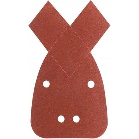 Feuilles Abrasives - Lot De 5 - Grain 180 - 90x135 Mm - 4 Trous - Pour Ponceuse Multi (1/5)