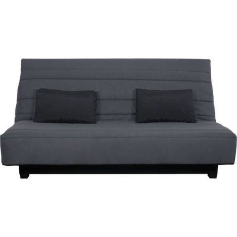 DUNLOPILLO Banquette clic clac 2 places - Gris - ReVEUR (1/4)