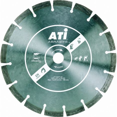 Diamantscheibe 7mm, universell, Standardbeton DSUST Durchmesser 125mm