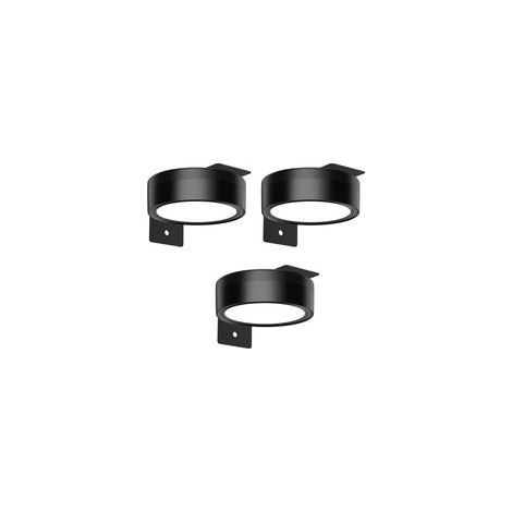 Lot de 3 lampes magnétiques à piles pour tableaux, avec 3 modes d'éclairage, minuterie à distance et intensité réglable, idéales pour la peinture et les portraits. Lampes sans fil (1/5)