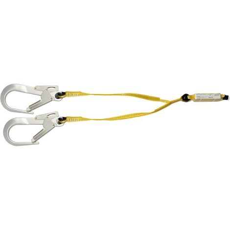Doble cinta 1,82 m, con absorbedor y 2 mosquetones 80113J SAFETOP