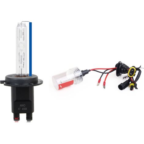 Lampadina allo xeno HID H7 8000K amio-01425