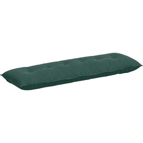 Back Pillow Dark Green 160 x 50 cm Corduroy Fabric vidaXL