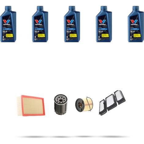 Kit tagliando 4 FILTRI e 5L OLIO compatibile con Citroen Dispatch I 2.0 HDI 69kw dal 2000 (1/5)