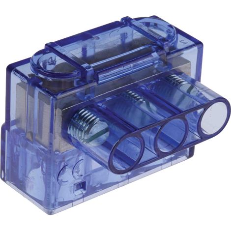 Rs Pro – Peigne de pontage 3 voies – Raccordement A visser – Section de fils 35 mm² – Tension 750 V – Température max +85°C (1/5)
