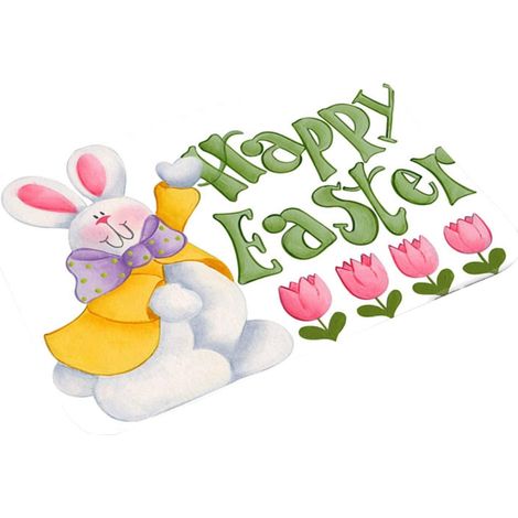 MINKUROW Decorazione Per La Casa Di Pasqua, Tappeto Di Pasqua Zerbini Di Benvenuto Decorazione Per Tappeti Per La Casa Tappeto Per Soggiorno — B (1/3)