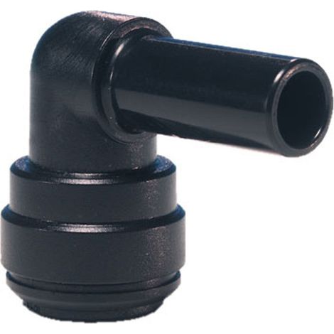 John Guest 12mm Plug In Stem Elbow Fitting - Pack of 3