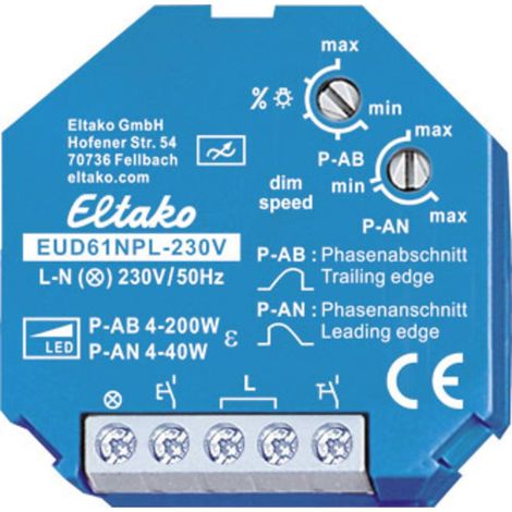 Eltako 61100832 Dimmer universale Blu